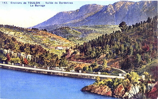Environs de Toulon - Vallée de Dardennes - Le Barrage