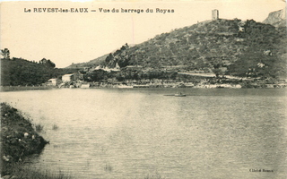 Le Revest-les-Eaux - Vue du barrage du Royas