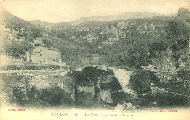 Toulon - Le Pont Romain des Dardennes
