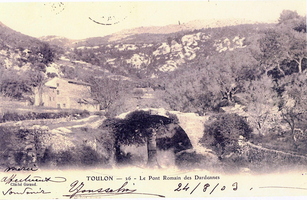 Toulon Le pont romain des Dardennes