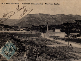 Toulon - Quartier de Lagoubran - Vue vers Toulon