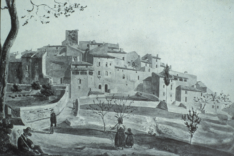 Le village en 1827