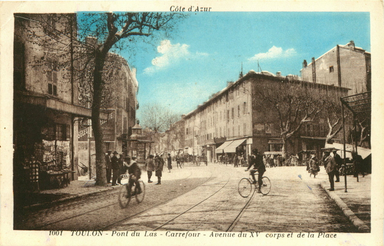 Toulon Pont-du-Las - Carrefour avenue XV corps et de la place