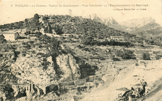 TOULON - Le Revest - Vallée de Dardennes - Vue Générale de l'Emplacement du Barrage