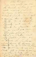 Verso de la carte Le Revest vue générale (montée vers le village) écrite par Henriette Knecht