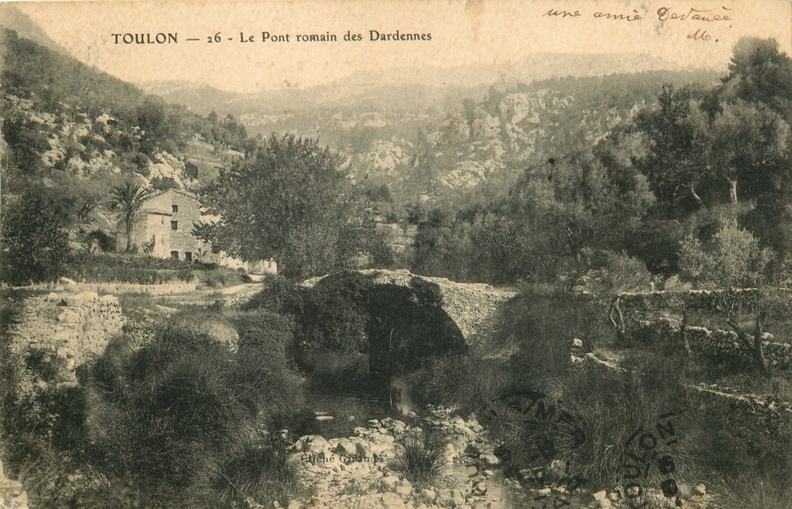 Toulon - Le Pont romain des Dardennes