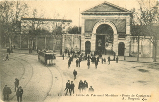 Toulon - Entrée de l'arsenal maritime - Porte de Castigneau