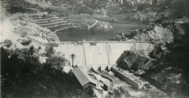 Construction du barrage de Dardennes