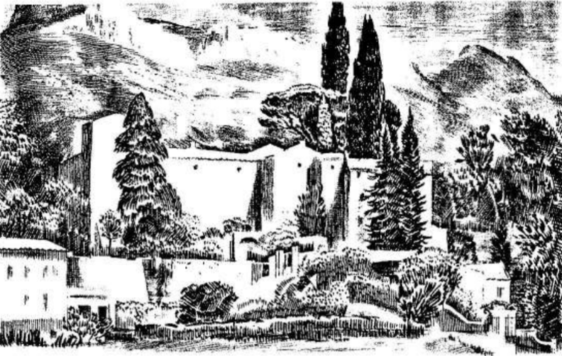 Le château de Dardennes par Albert Decaris
