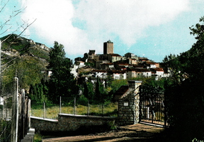 Le village depuis la rue des châteaux d'eau